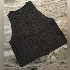 Banana Republic Faded Black Sweater Tank